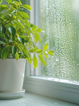 家中で結露防止